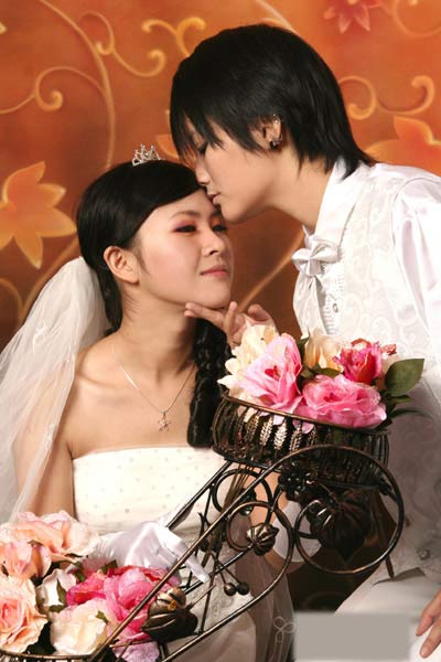lala二世_lala婚纱照(2)