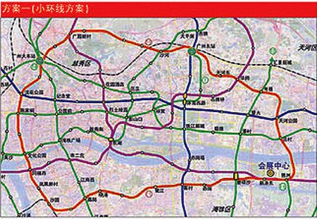 69 论坛 69 都市地铁 69 广州区 69 优化小环线 地铁规划成型