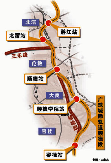 开往顺德的轻轨